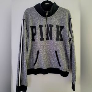 PINK Limited Edition Half-zip Pullover Sweater